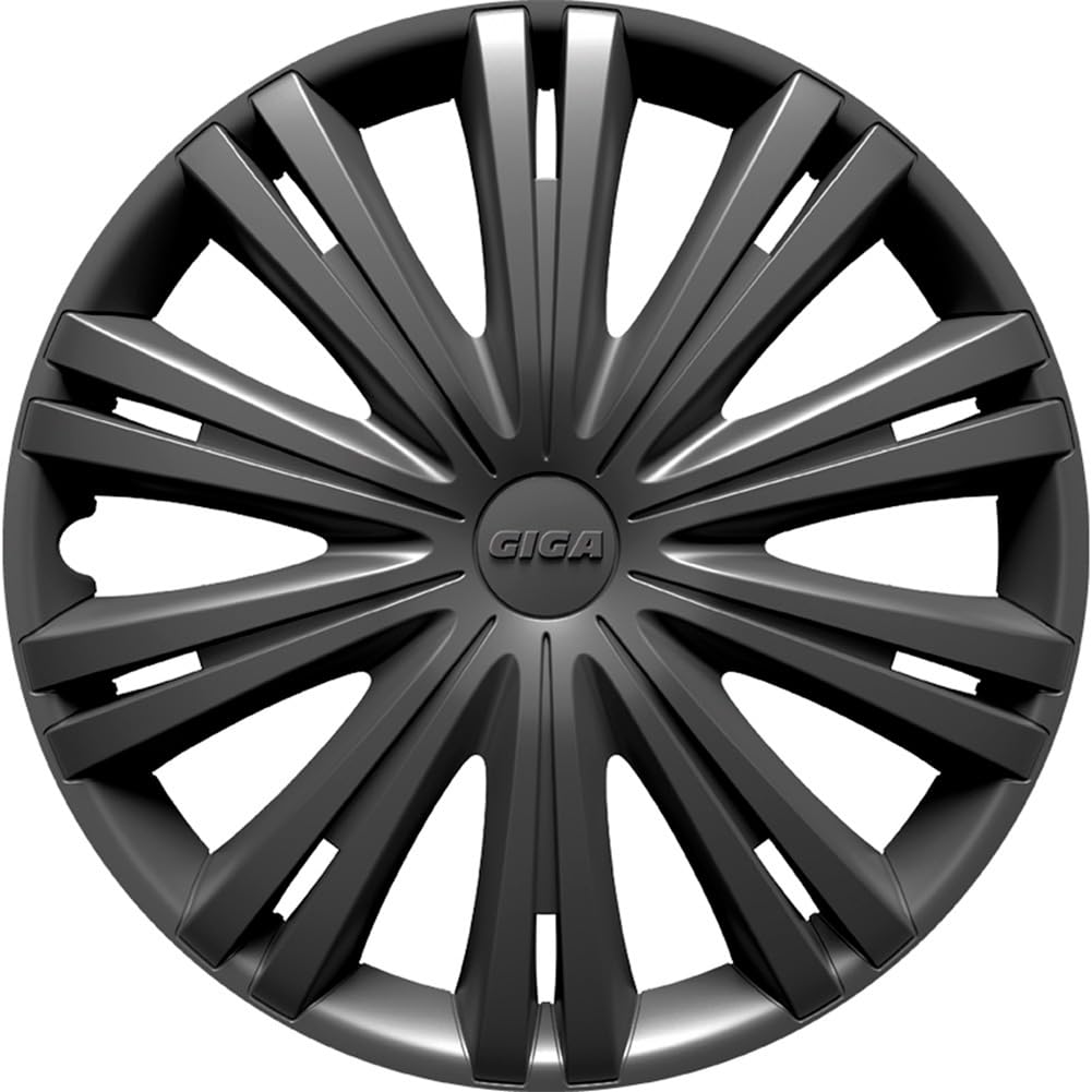 AutoStyle Set of 4 wheel covers Giga 14-inch gun-metal