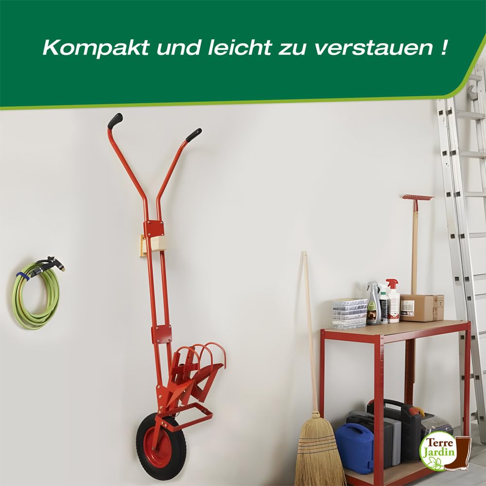TERRE JARDIN Multifunktionsrad-Radgrubber/Gartenhacke