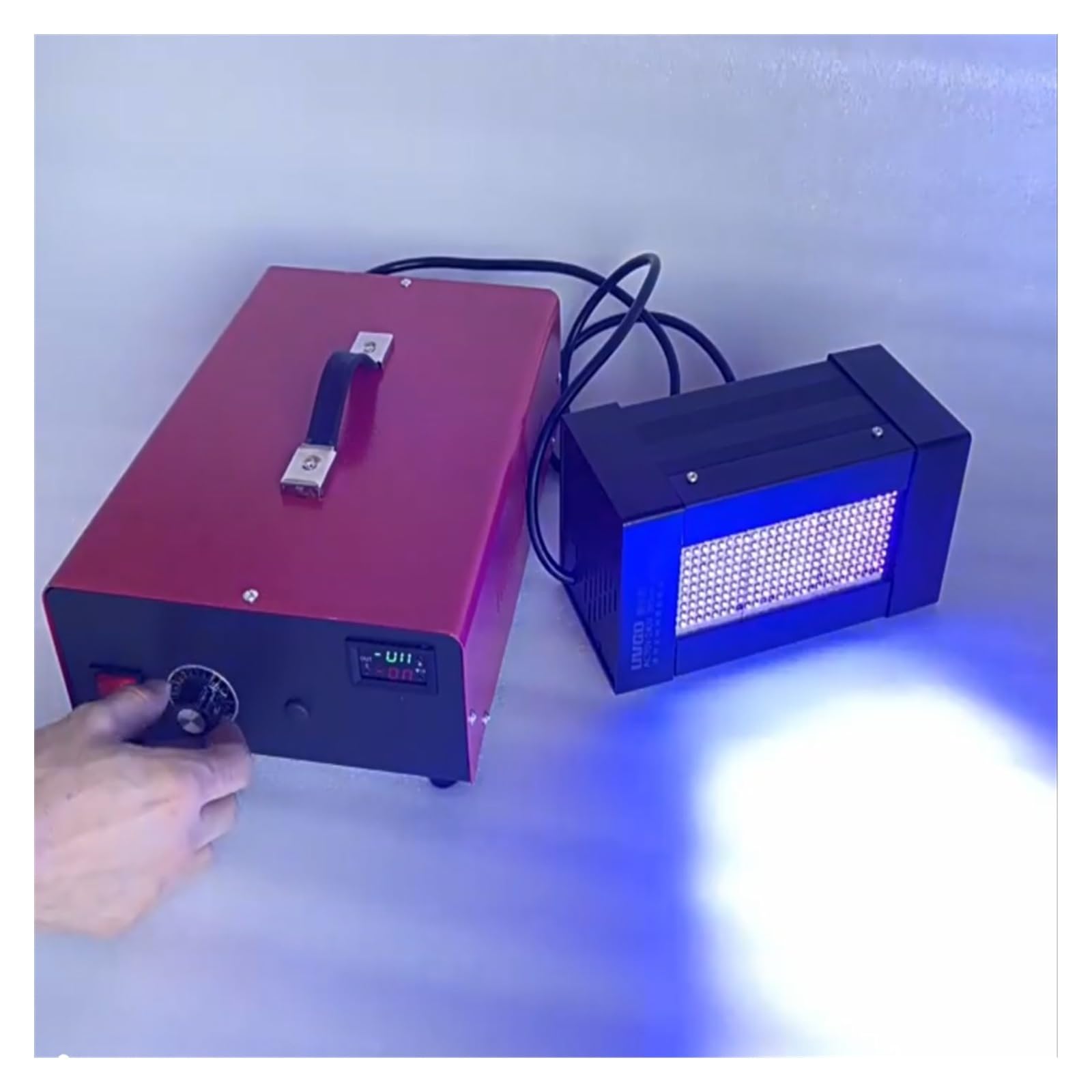 Lampa utwardzająca UV, Moduł lampy UV LED z regulacją mocy 3600 W do drukarki płaskiej DIY Tusz do suchego lakieru Utwardzanie kleju 365nm 395nm 405nm Wentylator Fajne światła
