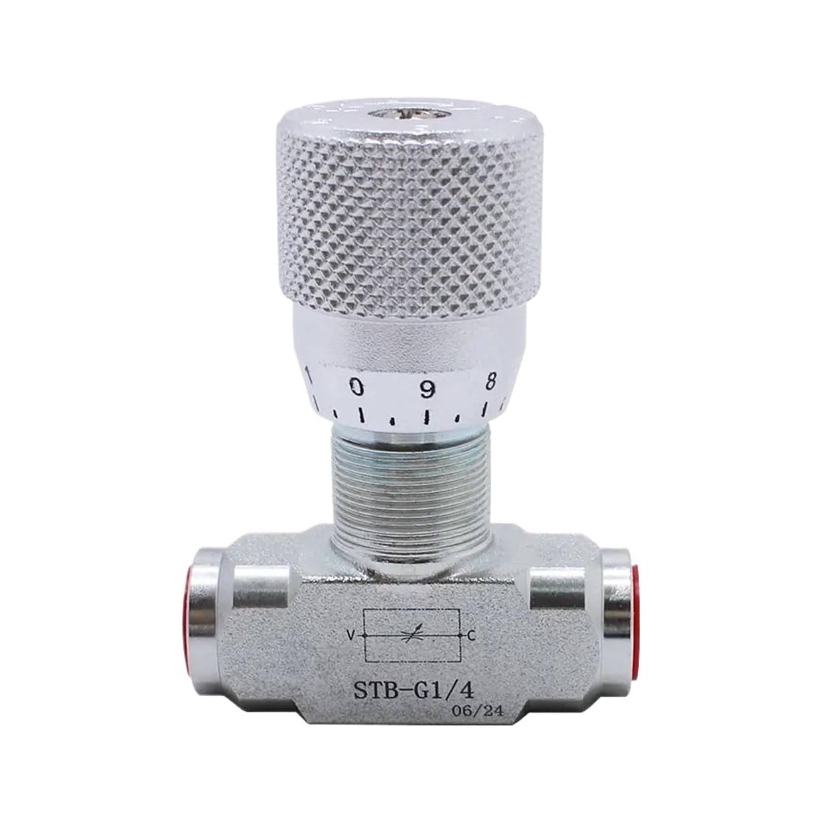G1/4 G3/8 Bi-Directional Flow Restrictor Hydraulic Valve Carbon Steel Flow Control Valve(STB-G3-8)