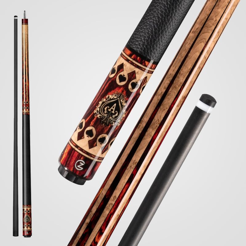 Taco de billar Z Wave Carbon 29'' con punta microfiber 12.5 mm miniatura 1