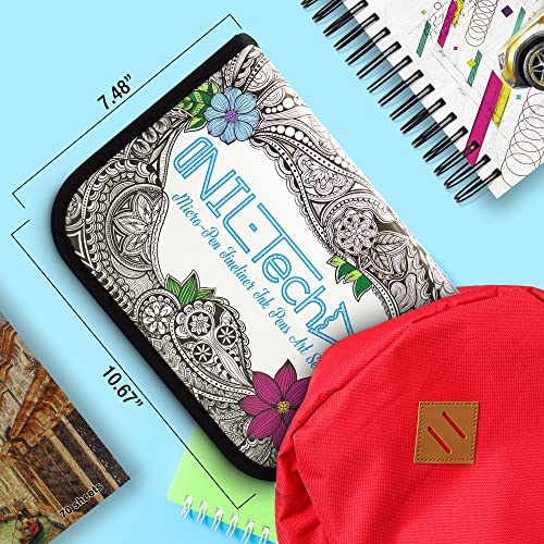 All-In-One Artist Drawing Pens Set -16 Dual Tip Brush Pens, 3 Calligraphy Pens, 10 Fine Point Pen, Ruler, White Ink Pen, Mechanical Pencil, Sketch Pad Perfect For Coloring Journaling Planner Projects #TOP4