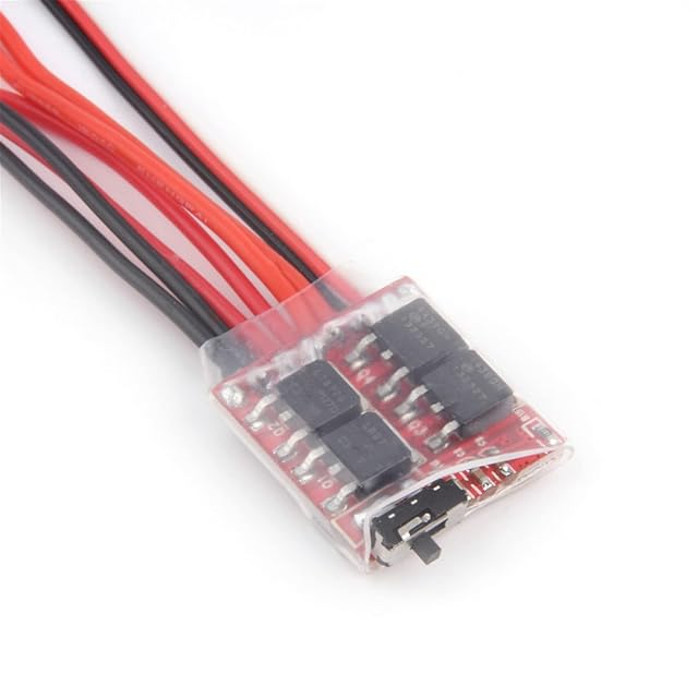 Foto 6 de 6 de WANGCL Pr30A ESC cepillado controlador de velocidad eléctrico para DIY Mini RC coche o barco tanque w/freno…