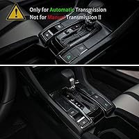 Vista 6 de Thenice para caja de engranajes de la 10ª generación Civic CVT de transmisión automática, calcomanías de panel para Honda Civic Sedán Hatchback