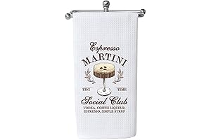 WCGXKO Espresso Martini Kit Espresso Martini Bachelor Bachelorette Birthday Party Kitchen Towel...