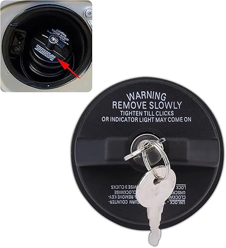 1 funda para tanque de combustible bloqueada, cerraduras de tanque de combustible para reemplazar #77300-47020 10504, tapa de depósito de