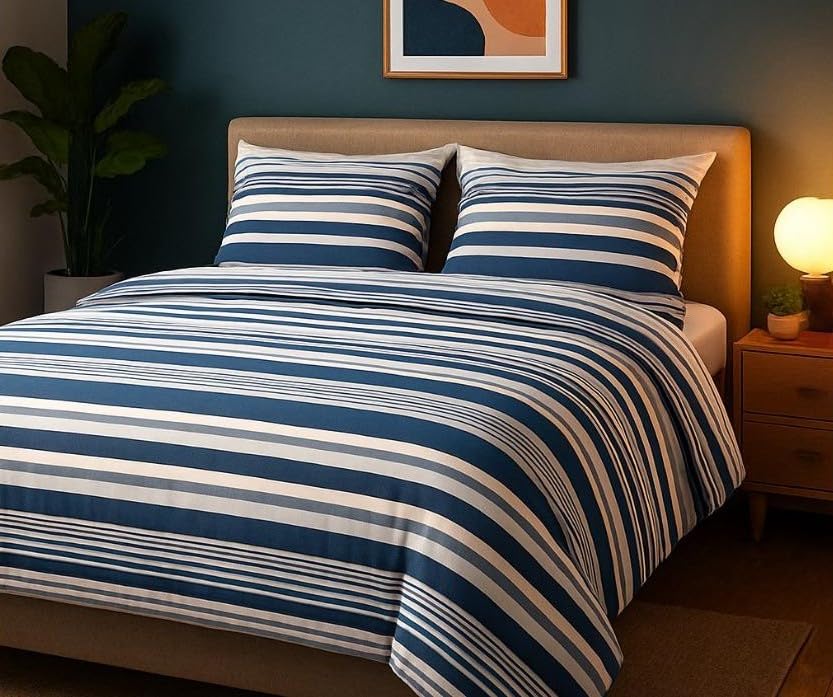 L'Emporio Casa Set Lenzuola Flanella Letto Matrimoniale 100% Caldo Cotone sopra 240x290 + sotto Angoli 160 a180x195 a 200 + 2 Federe 50x80 (Variante 11)