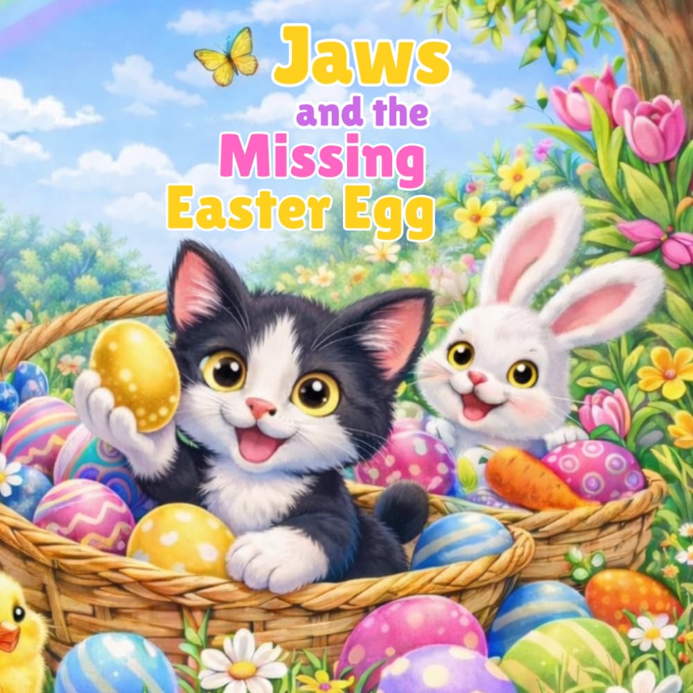 Jaws and the Missing Easter Egg: A Cute Easter Egg Hunt Story for Kids (The Adventures of Jaws the Cat)