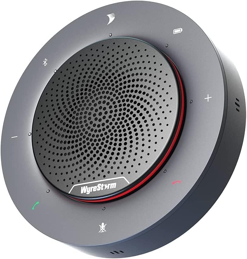 360° Conference Speaker with Microphone, 2×AI Microphones, 5W Speaker