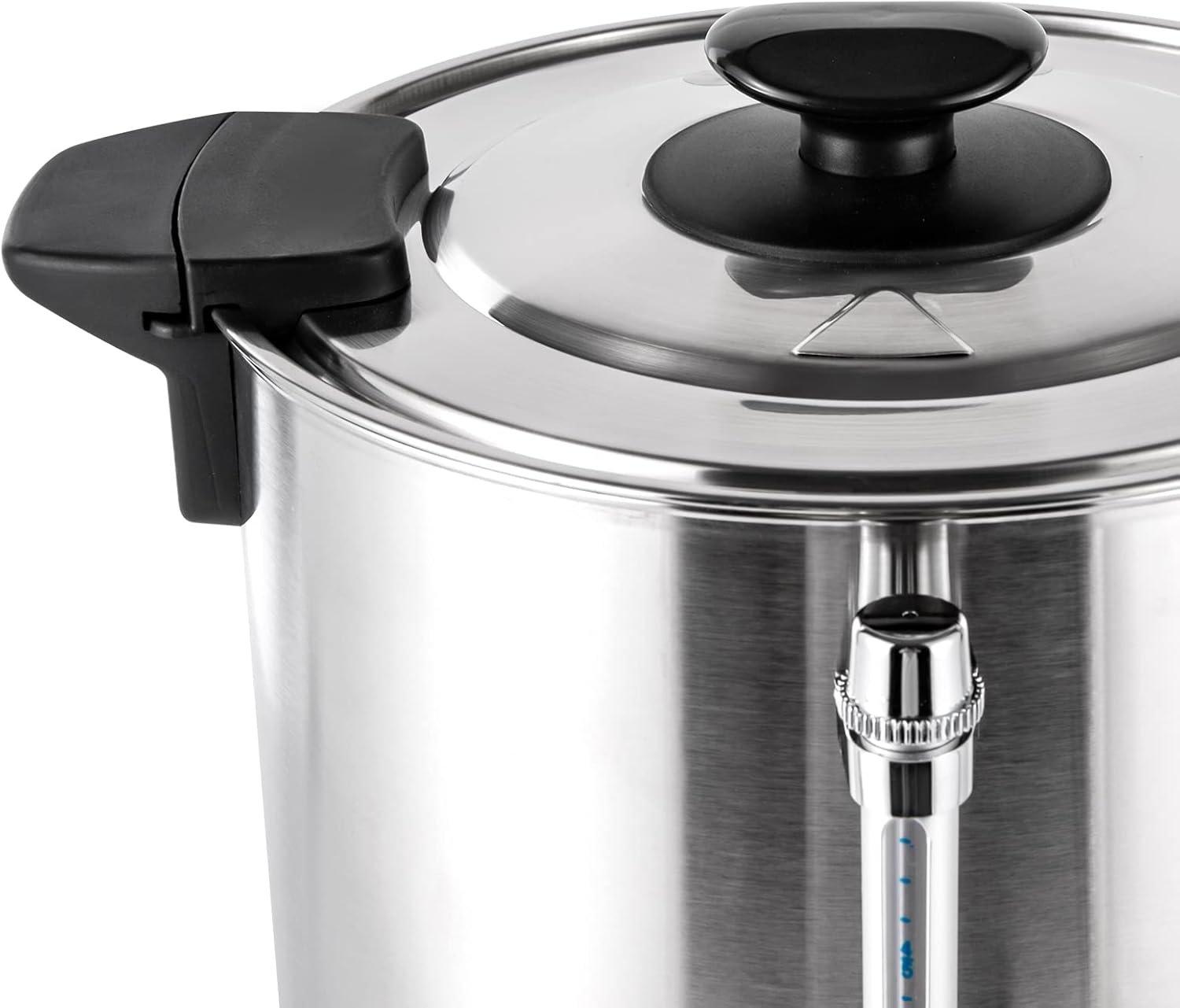 Coffee Urn, 110v Commercial Coffee Maker Large Coffee Dispenser Hot Beverage Dispenser Stainless Steel Percolate Maker Hot Water Urn with Faucet for Cafes Buffets Offices Hotels