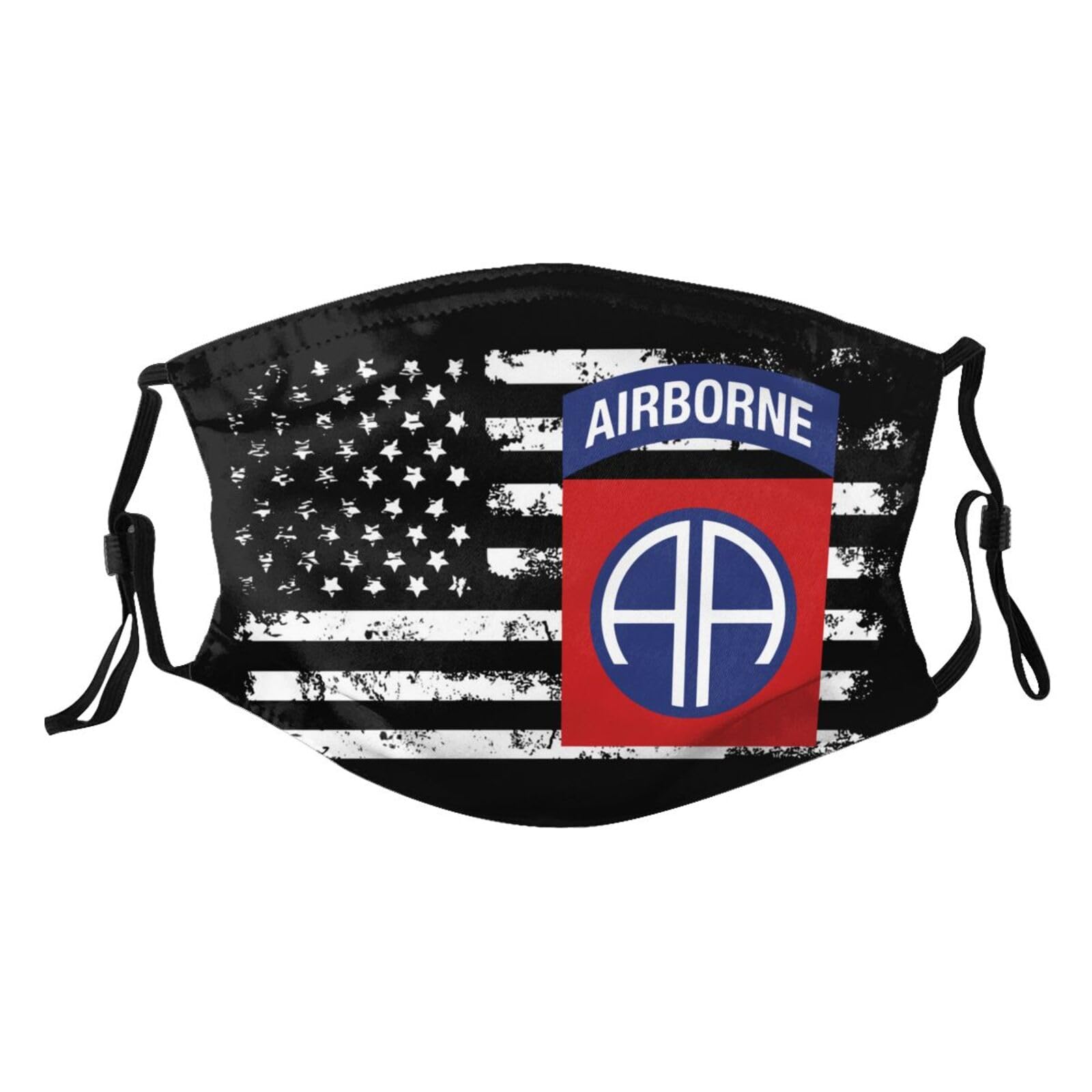 82nd Airborne Division Adult Dust Mask Adjustable Dust Face with 2 Filter60