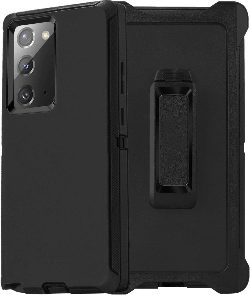 AICase for Galaxy Note 20 Belt-Clip Holster Case, Drop Protection Full Body Rugged Heavy Duty Case, Shockproof/Drop/Dust Proof 4-Layer Protective Durable Cover for Samsung Galaxy Note20 5G