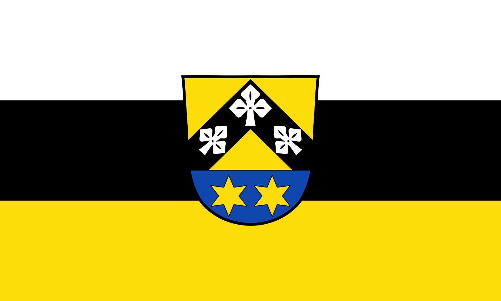 Drapeau Large Reichertsheim paysage de 1.35m2 pour vos fêtes locales