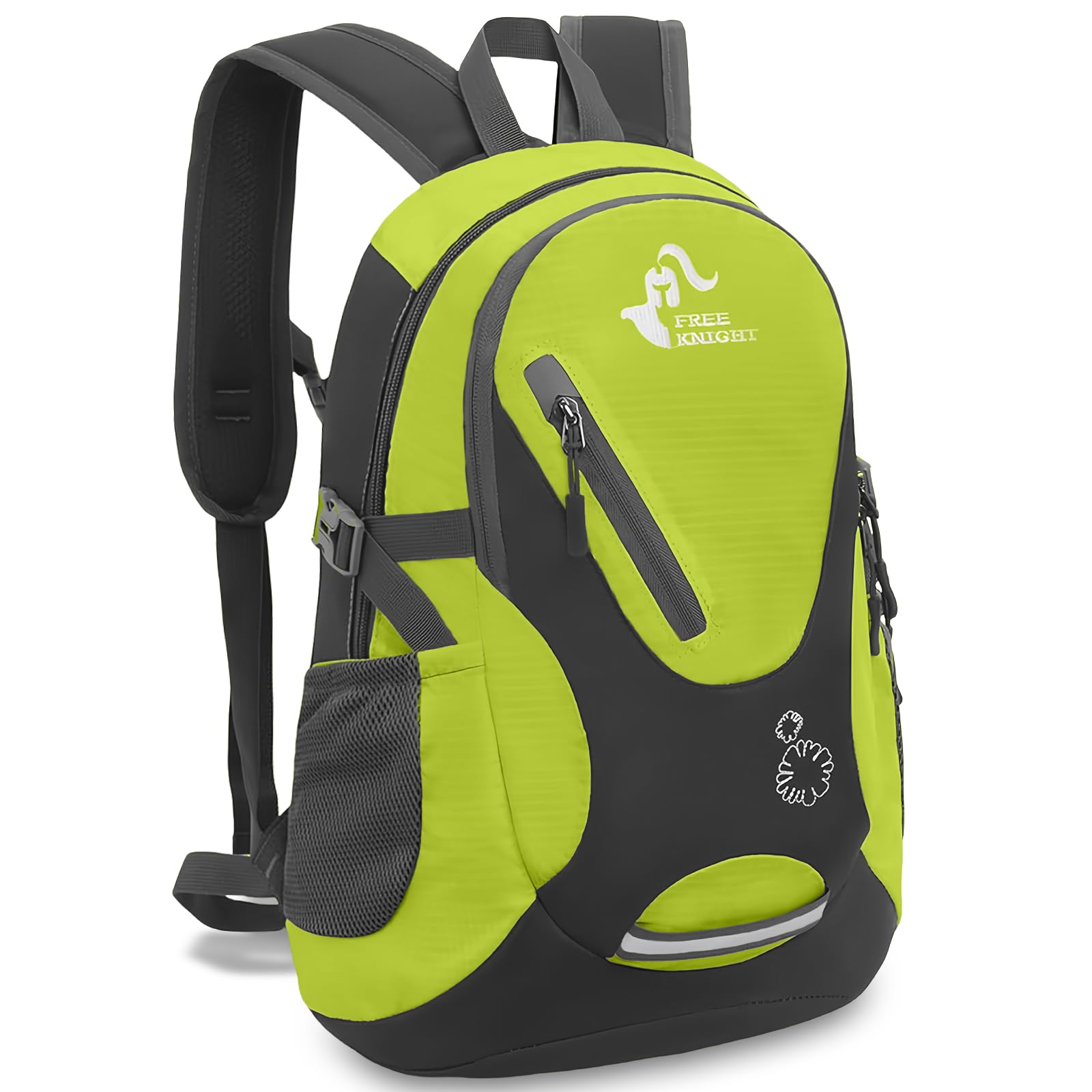 flintronic Small Outdoor Hiking Backpack, 20L Lightweight Waterproof Travel Daypack for Kids Girls Boys, Travel Rucksack for Outdoor Sport Biking Hiking Camping (Green)
