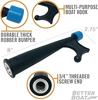 Vista 3 de Ganchos para barco para acoplamiento, poste de gancho telescópico para barco, poste de empuje para palo de acoplamiento de barcos, adaptadores