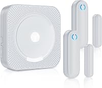 Besimlive Ajtó Ablak Érzékelő Riasztó Vezeték Nélküli 150m Hatótáv 58 Csengőhang LED Kijelző Mágneses Szenzor Betörés Védelem 1