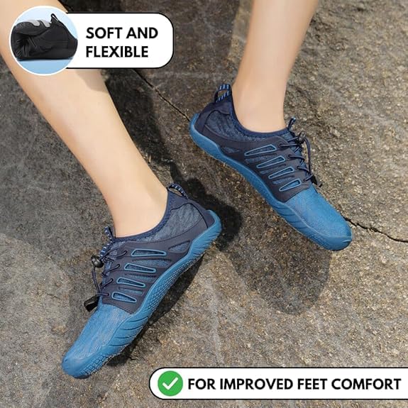 Image of Hike Footwear Colson Pro Barefoot Shoes, Wide Toe Box, Non-Slip | Quick-dry breathable mesh, flexible thin soles, arch support, promotes natural gait, for walking running gym