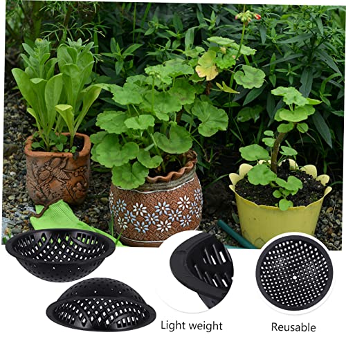 YARNOW 60 Stuks Grond Met Gaas Plastic Bonsai Pad Laten Stromen Ademende Vorm Cm Gaas Potschermen Bloem Weg Pakkingen… - Afbeelding 4