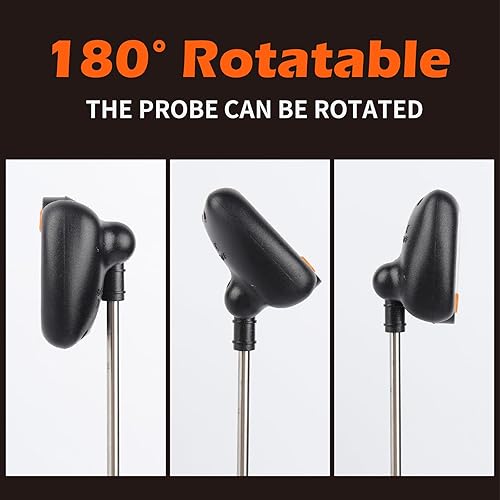 Miniatura 5 de Termómetro digital para dulces con clip para olla, color negro