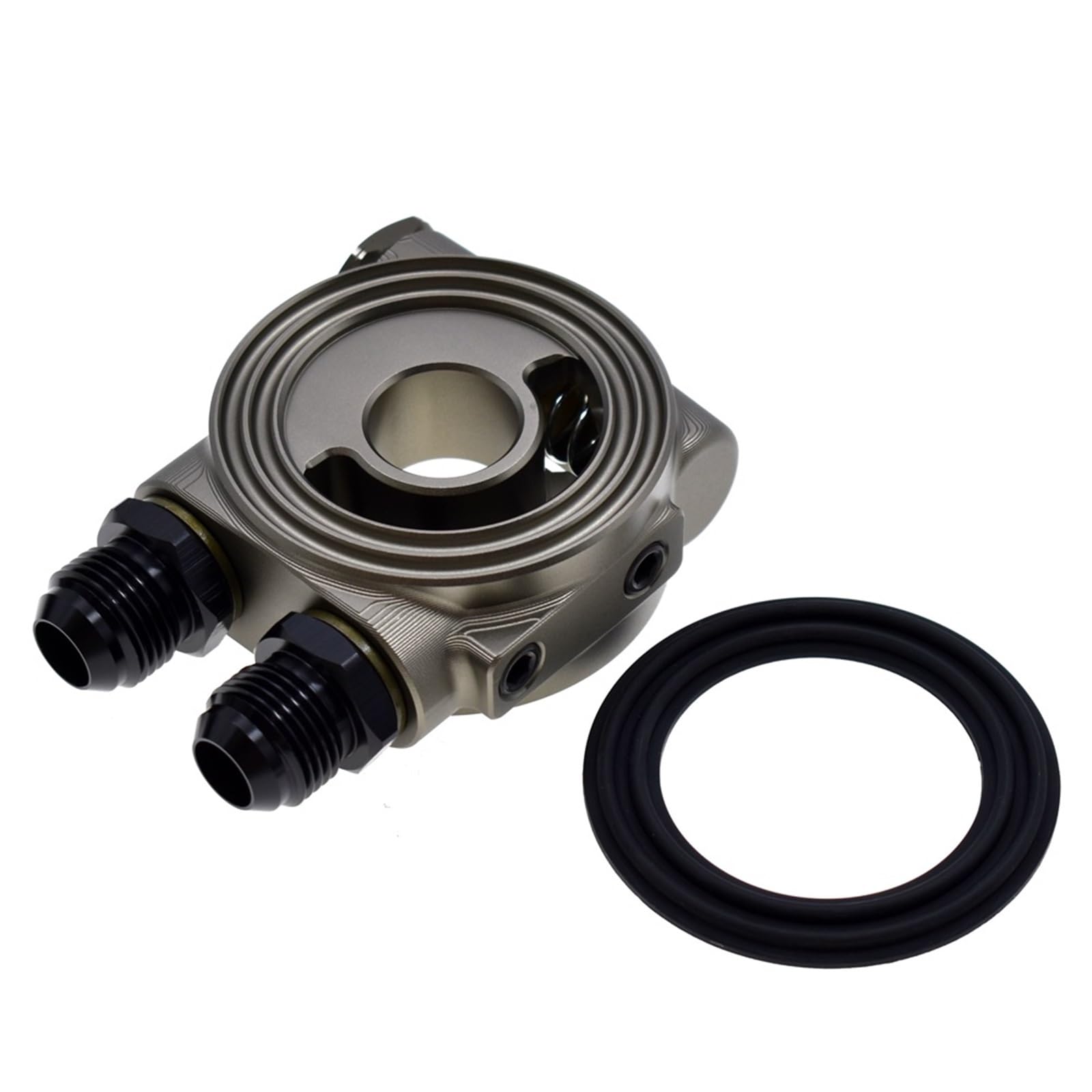 Adaptador Universal de termostato Tipo sándwich para Filtro de Aceite de transmisión M20 x 1.5 3/4-16 UNF AN8/AN10 NPT1/8