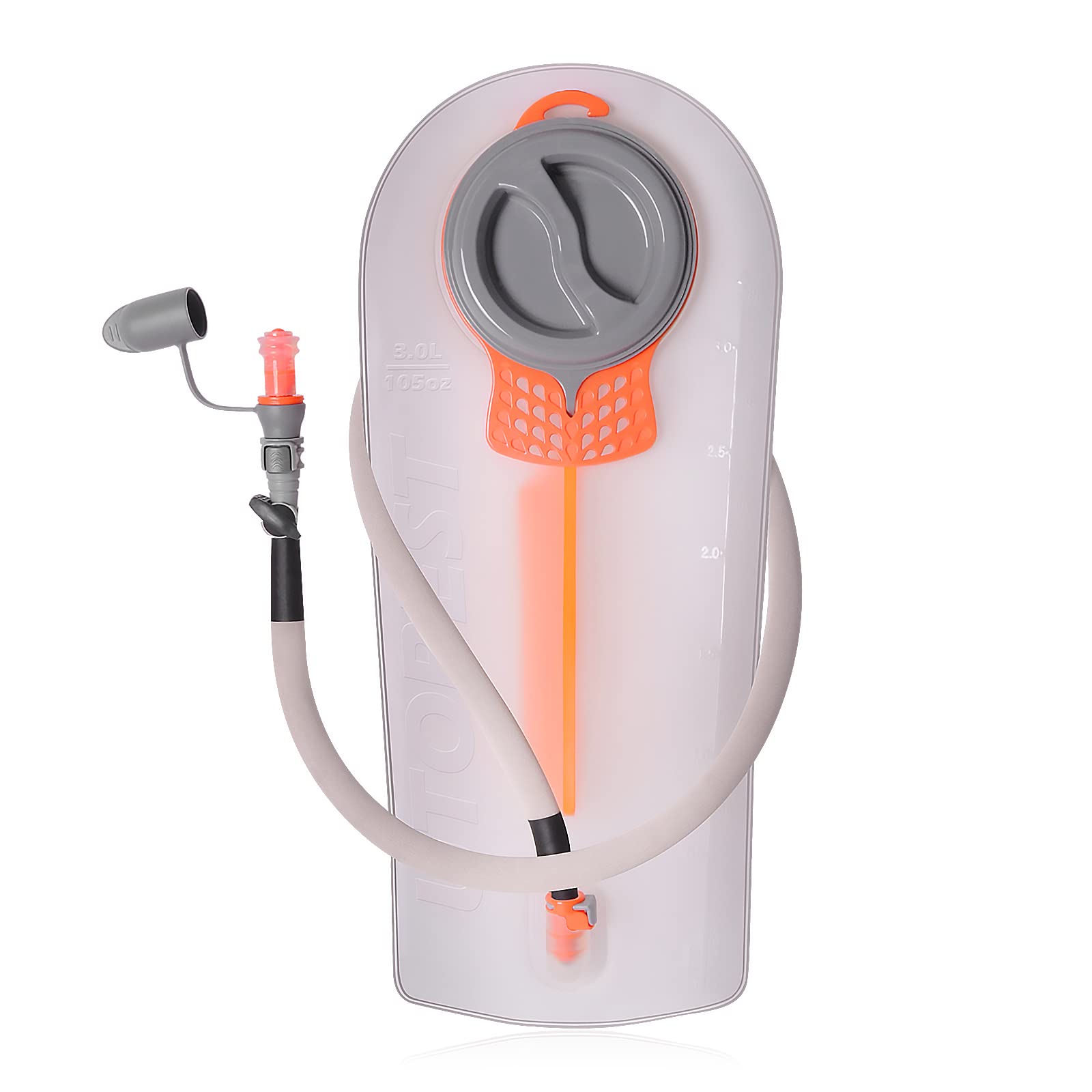 UTOBESTWater Bladder,Hydration Bladder 2L 3L,TPU BPA Free Leak-Proof Water Bladder for Hiking Backpack,Water Reservoir Wide Opening for Running Hiking Cycling Camping White