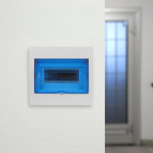 Caja eléctrica exterior resistente al clima para 8 circuitos miniatura 6