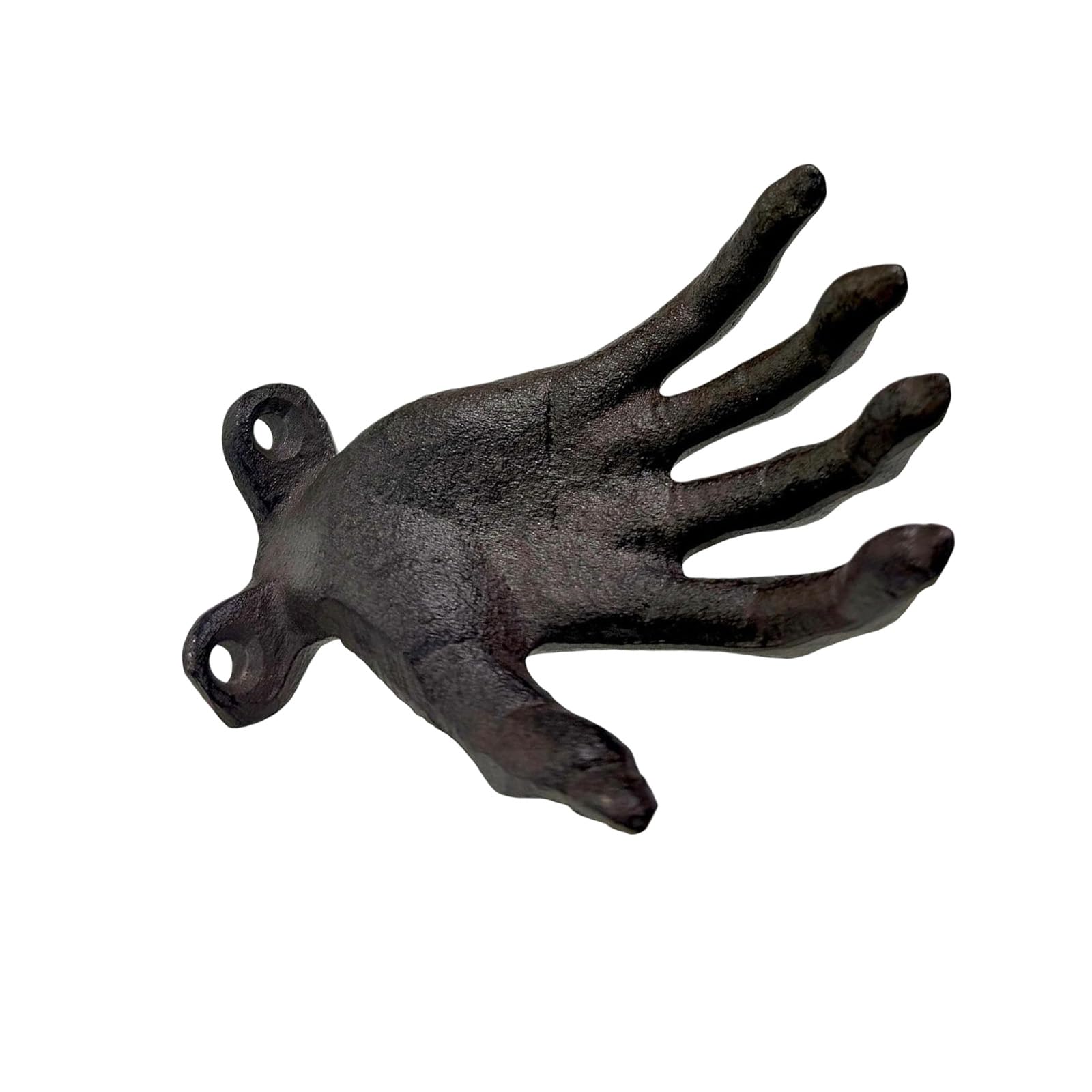 Qusinfc Antiqued Distressed Finish Resin Witch Hand Wall Mounted Hook for Haunting House Halloween Themed Interior Decoration Scary Hand Wall Hook
