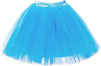 Honeystore Womens Mini Tutu Ballet Multi-Layer Ruffle Frilly Petticoat Skirt