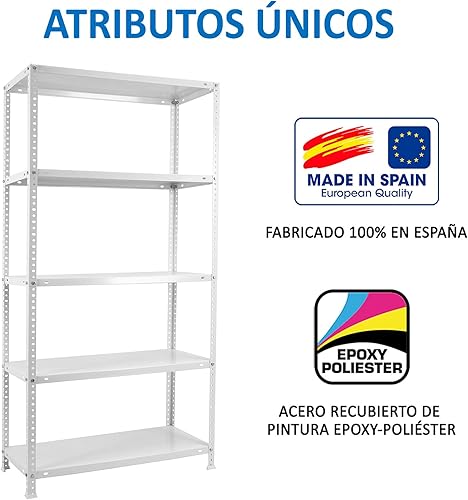 Miniatura 7 de 5300 Kit Comfort Estantería, color blanco