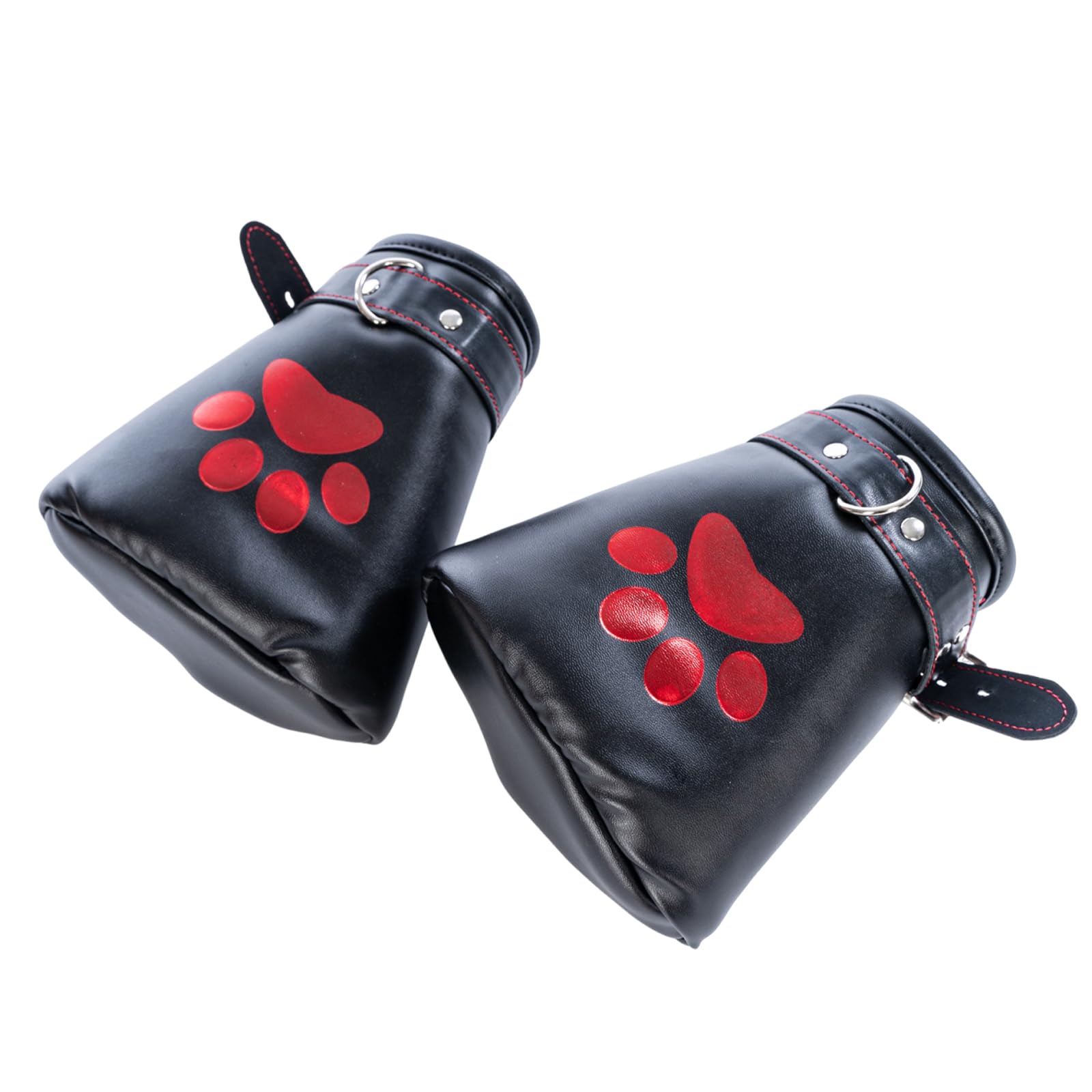 Handfesseln Puppy Play für Paare BDSM Handschellen für Bondage Plüsch Handschellen Zum Sex Handcuffs Adult Bedroom Erotik Armbinder für Petplay Zwangsjacke für Männer & Frau Fetisch Kleidung