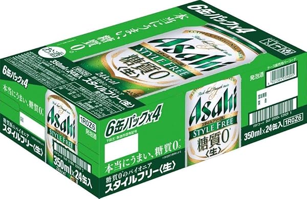 スタイルフリー アサヒビール 発泡酒 350ml×24本[6缶×4] 糖質ゼロ