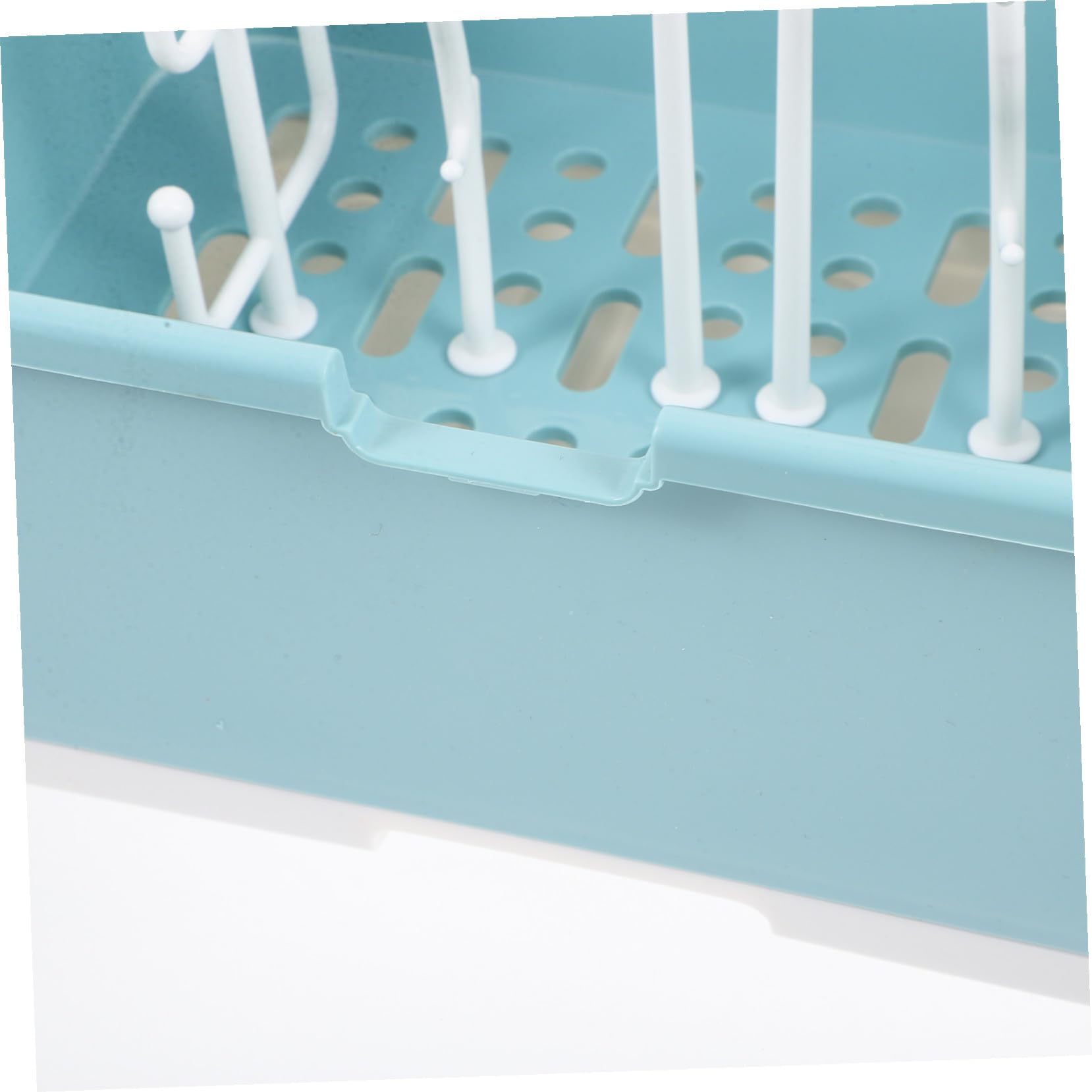 FRCOLOR Babyflaschen Trockenbox mit Abtropfhalter für Babyflaschen und Schnuller Große Aufbewahrungsbox aus Robustem Kunststoff Frei Stillzubehör für Babypflege und Babypflege