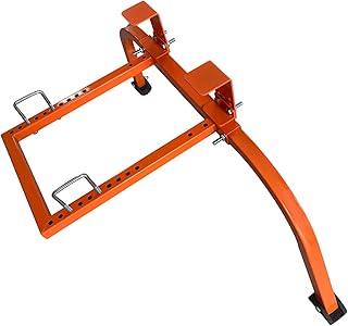 Kingson Ladder Stabilizer, Wing Span/Wall Ladder Standoff, Extension Ladder Accessory for Roof Gutters, Wall Painting, Heavy Duty & Stable, Ladder Gutter Protector, Steel (Orange)