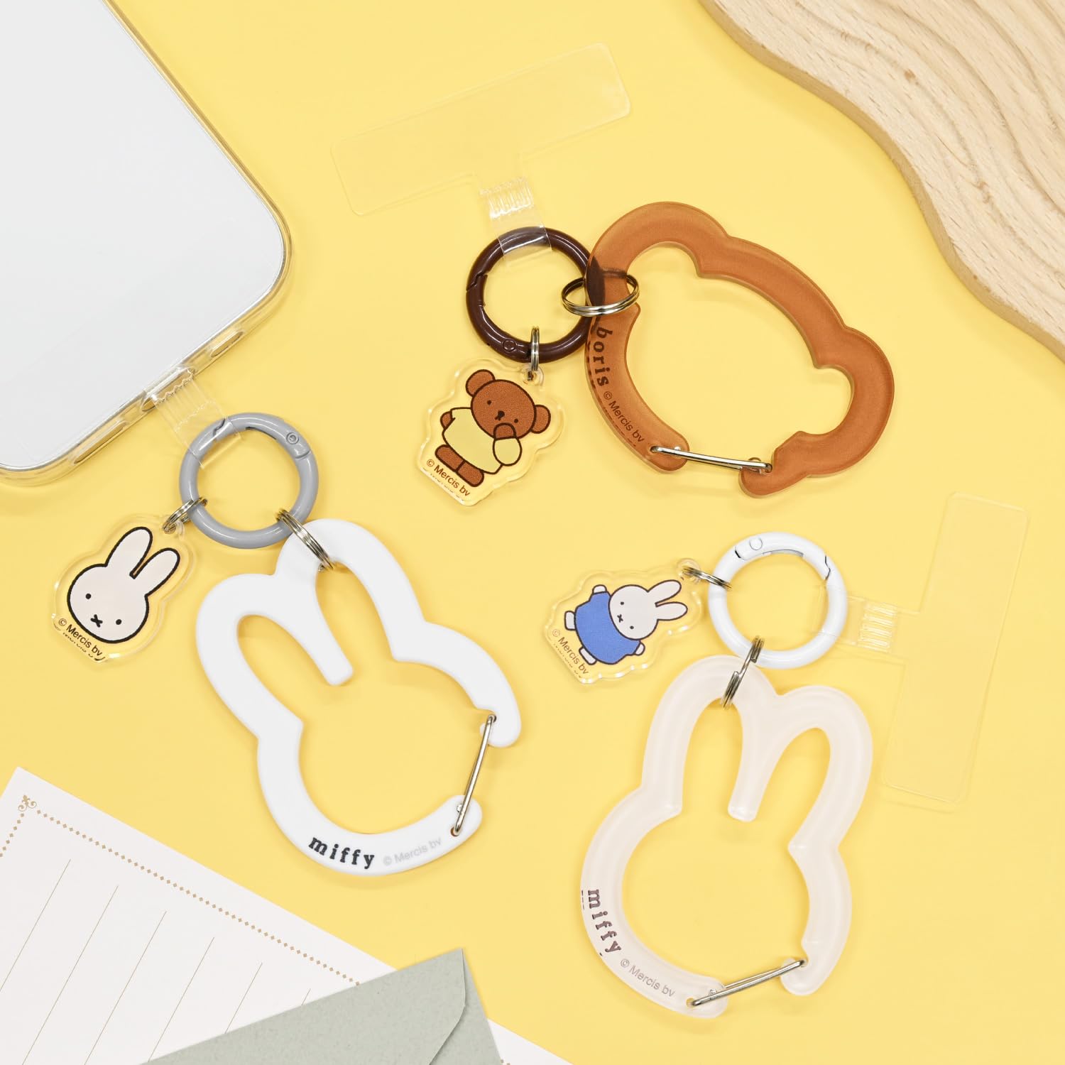 Amazon | グルマンディーズ ミッフィー マルチリングプラス カラビナ