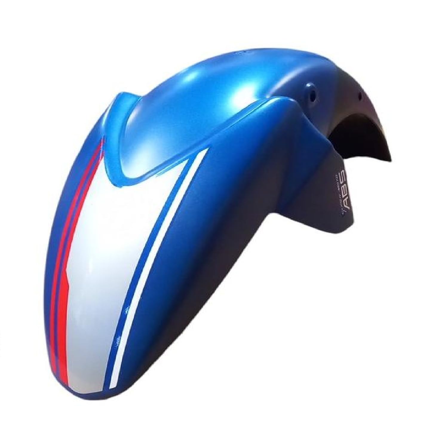 Bike Front Mudguard/Mud Guard Compatible with Apache RTR 160 ABS (2021) Matt Blue with Sticker-image-20