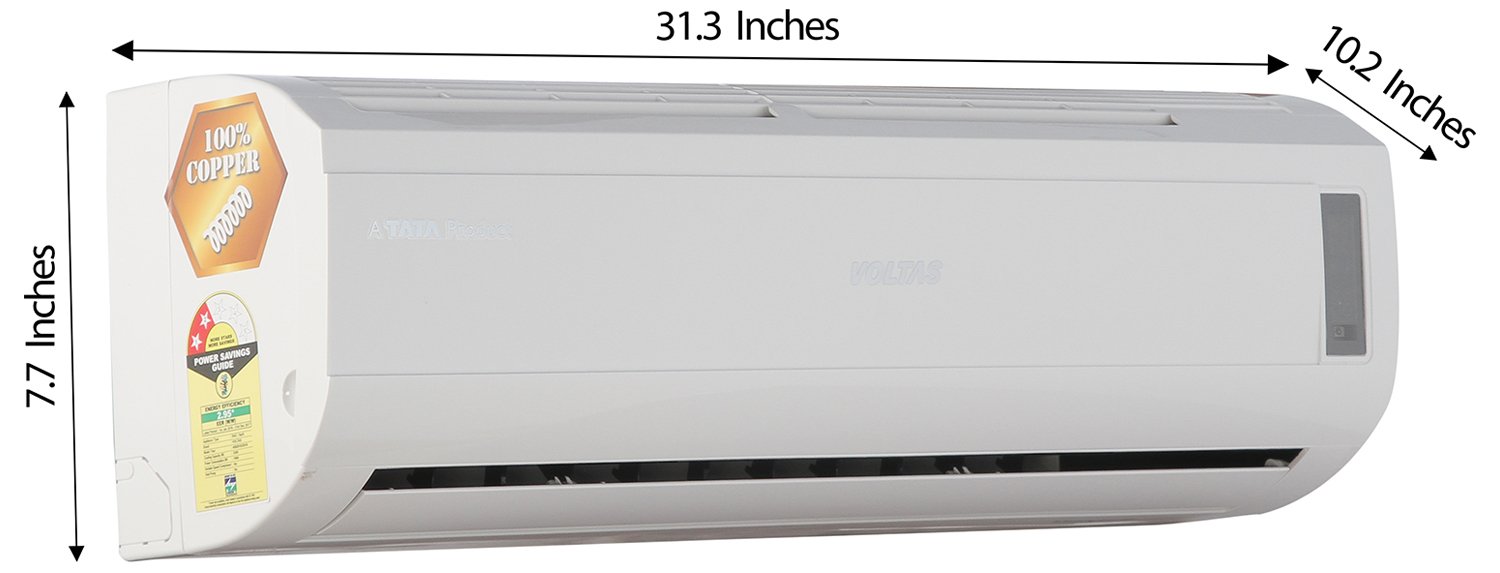 Voltas 122 CYa Split AC (1 Ton 2 Star Rating White Copper) : Amazon.in:  Home \u0026 Kitchen