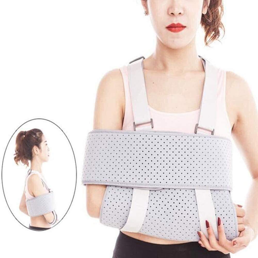 Cabestrillo de Brazo Ajustable, Soportes de Brazo Izquierdo y Derecho Eslingas de Hombro inmovilizador para Hombres y Mujeres para dislocación Fractura Esguinces Brazo Roto