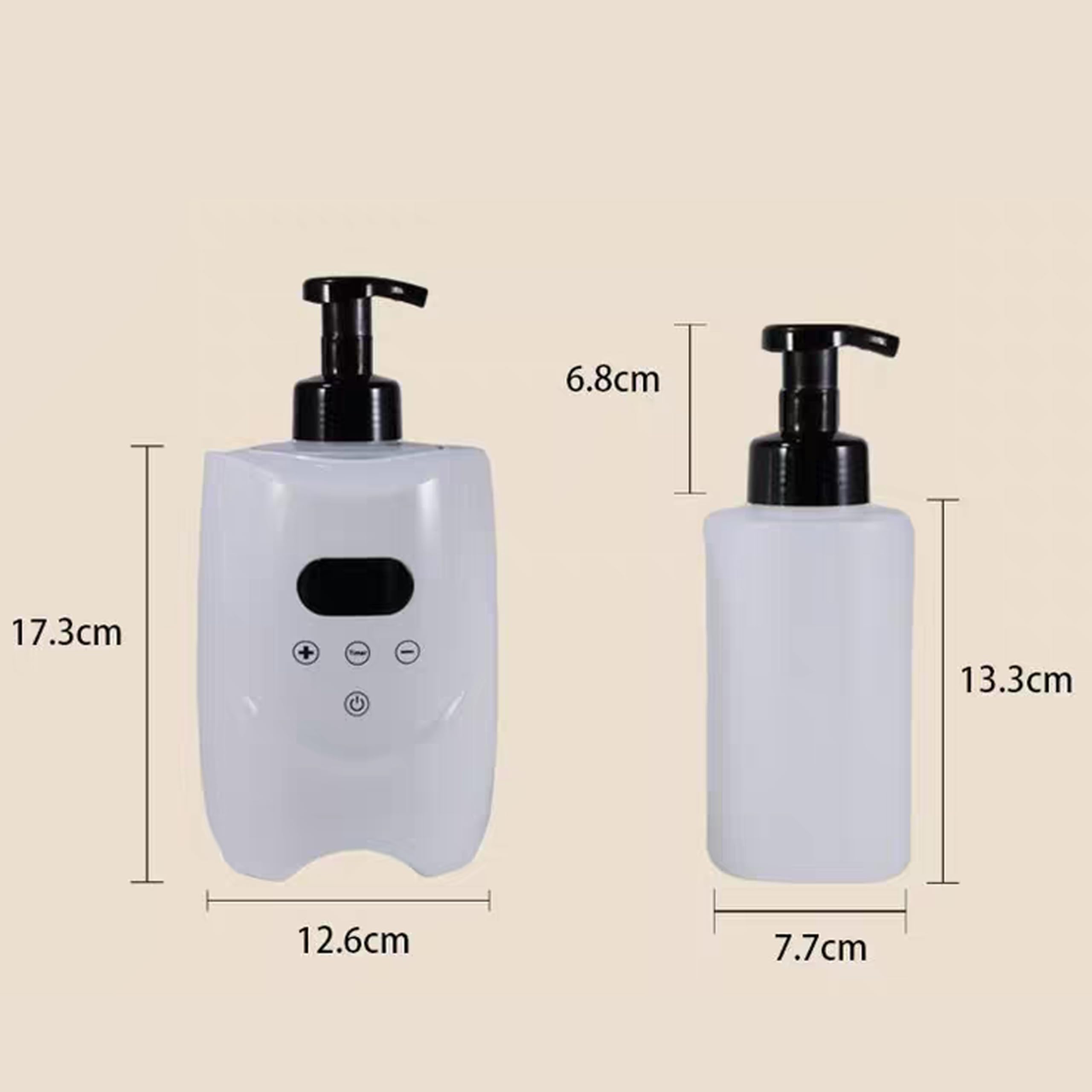 Elitzia Maszyna do golenia z gorącą pianą cieplej dla mężczyzn, inteligentna kontrola temperatury, pojemność 500 ml, szybkie nagrzewanie, dozownik kremu do golenia, maszyna do gorącej piany, do salonu