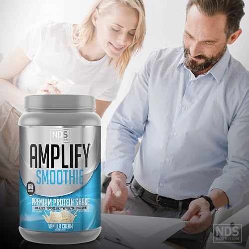 Miniatura 7 de AMPLIFY NDS Nutrition Smoothie - Batido de proteína de suero de leche en polvo con verduras y aminoácidos añadidos, desarrolla músculo magro, gana
