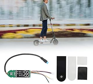 Electric Scooter Circuit Board, Electric Scooter Dashboard Set Metal Digital Waterproof Dashboard Replacement with Cover for Xiaomi M365 PRO2