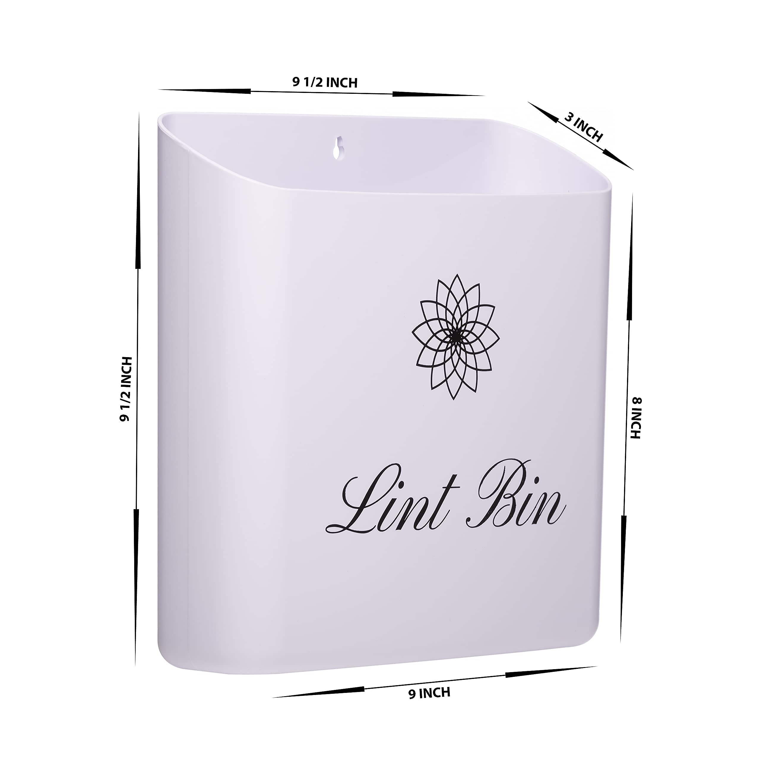 AfriOz Lint Bin for Laundry Room Farmhouse Trash Can Is