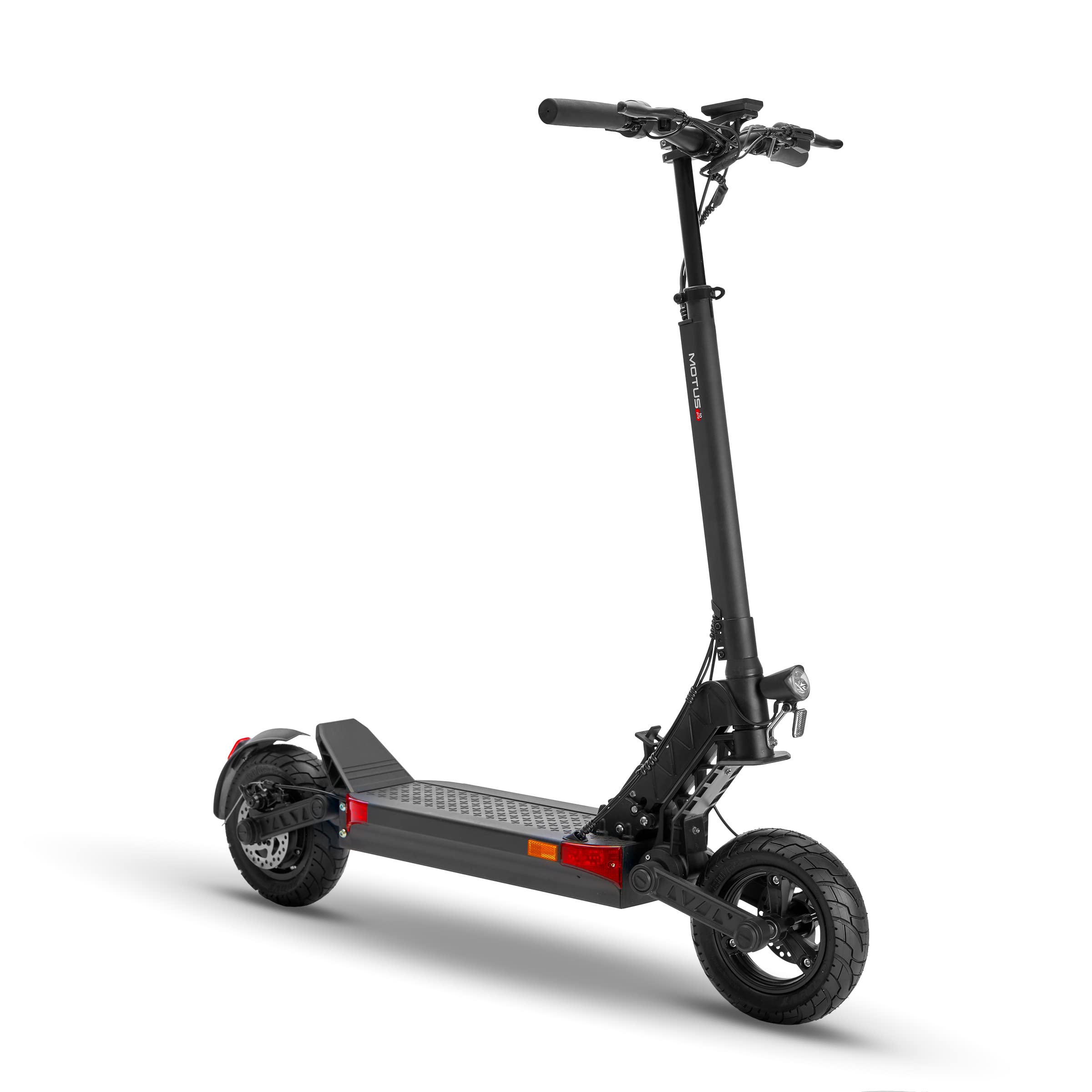MOTUS Pro 10 – Trottinette électrique Adulte 600W, Batterie 18Ah 48V (70 km), Roues 10’’, Double Suspension, Freins à Disque, Pliable, écran LCD