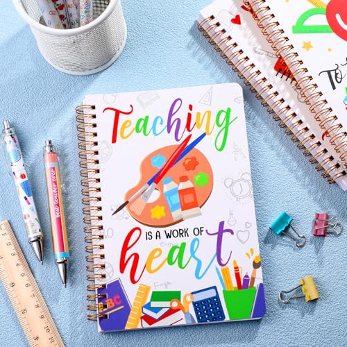 Image of Resurhang 6 Pack Bow Spiral Notebooks 5.8 x 8.3 Inches