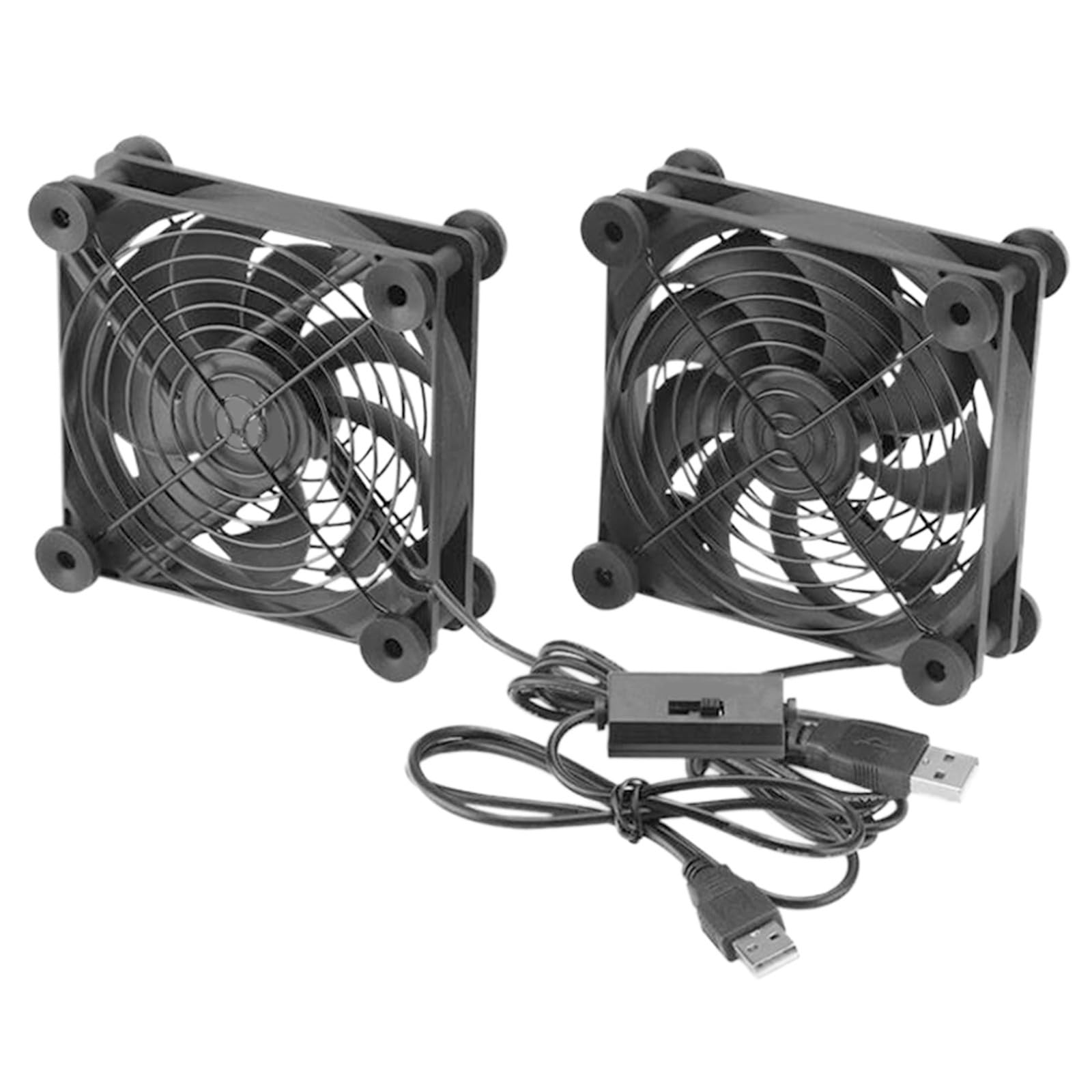Ventilador extractor USB TEHAUX bajo ruido contra fallos de conexión en decodificador y módem