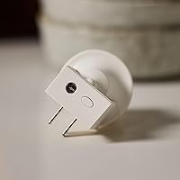 Vista 8 de Luminara Luz nocturna sin llama con sensor automático oscuro de luz del atardecer al amanecer, enchufe de pared blanco luz LED nocturna