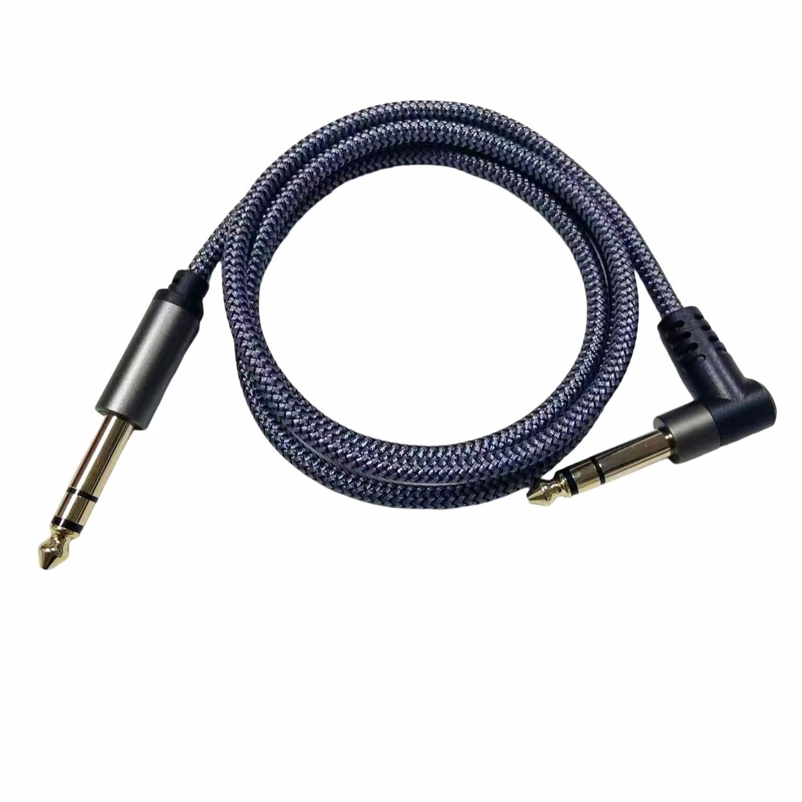 Kabel Do Gitary Gitara Kablowa 6,35 Mm Z Kątem Prostym Na Prawy