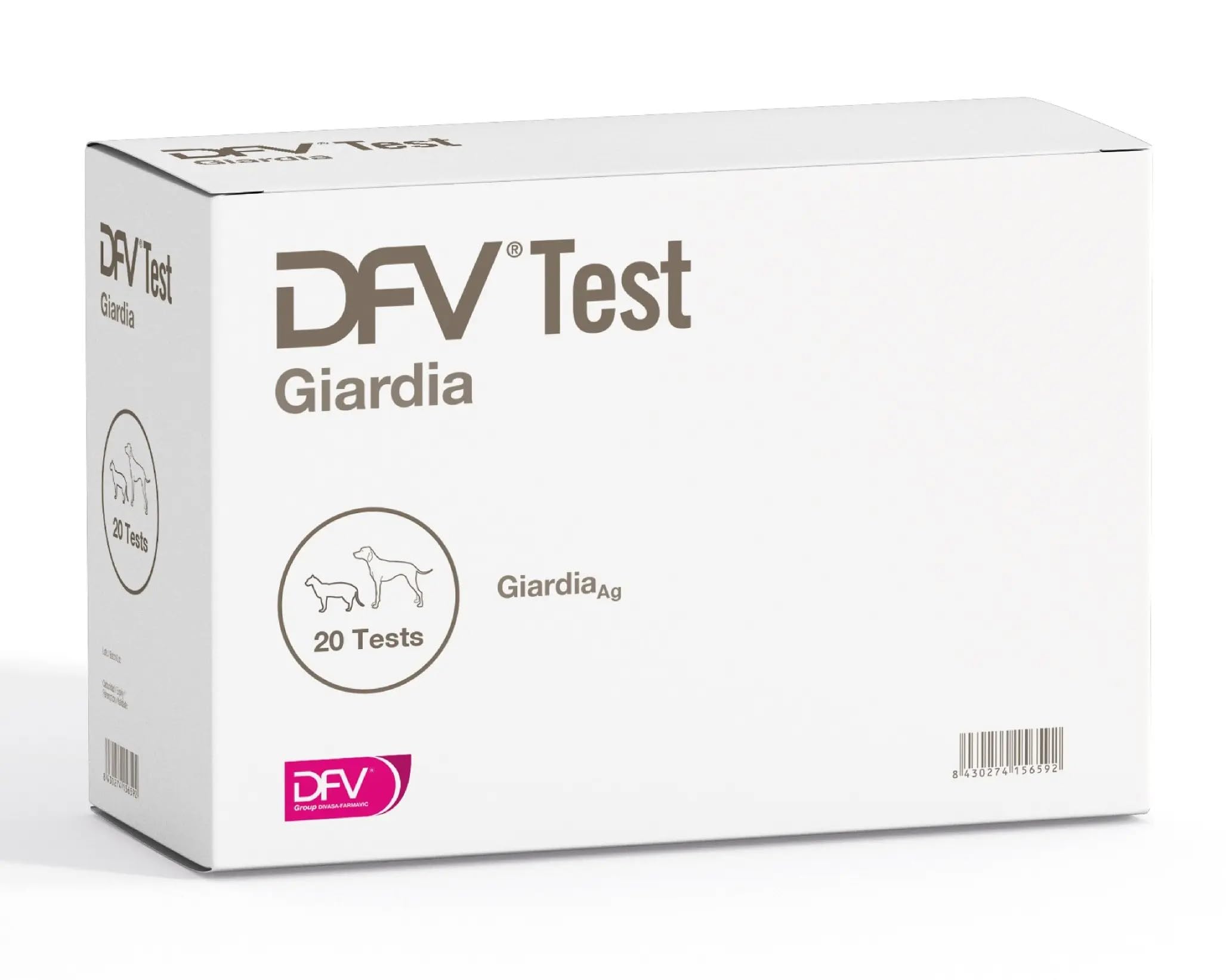 Test GIARDIA DFV 20 déterminations stop aux parasites intestinaux