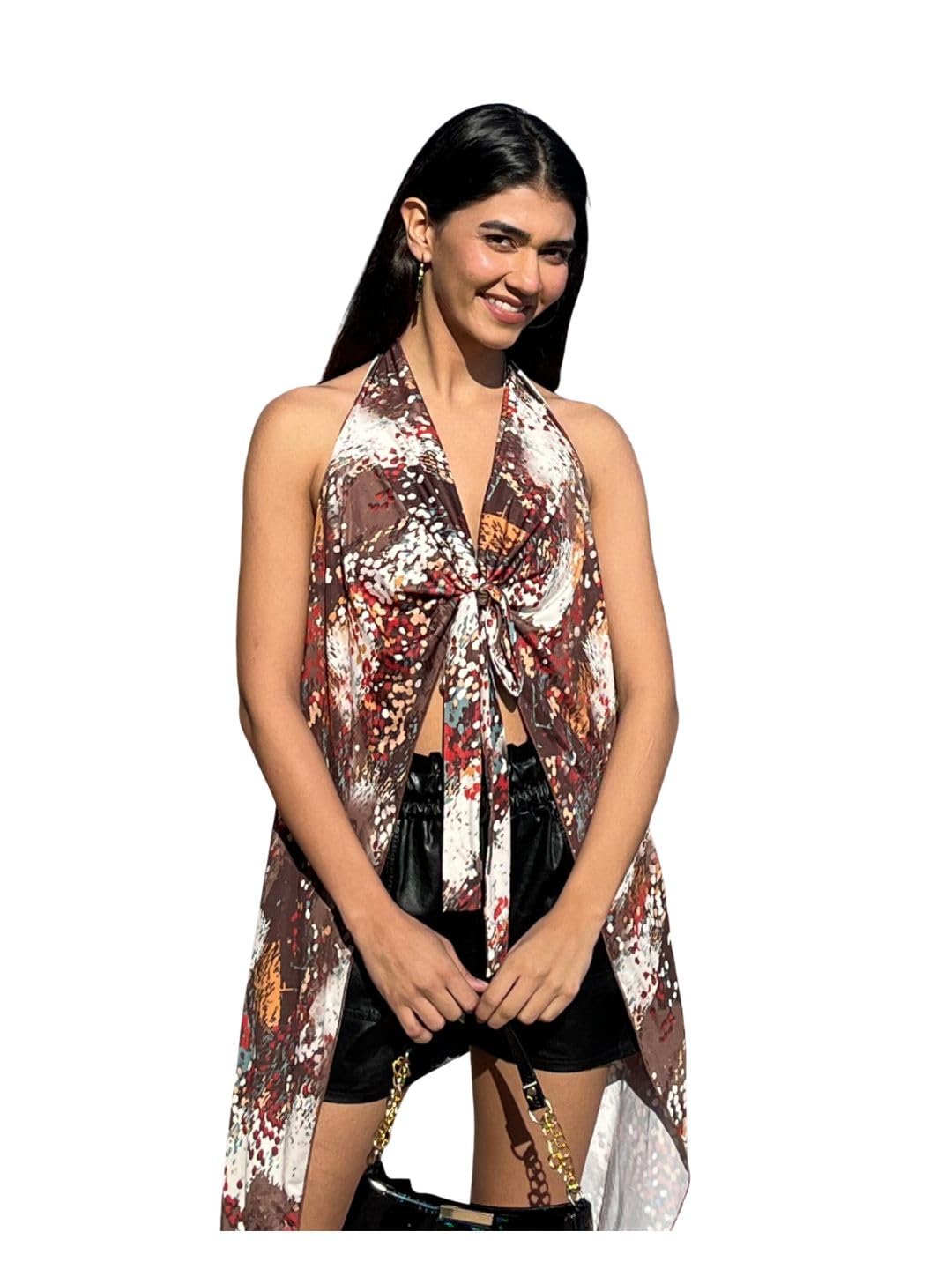 tandul Women's Printed Multicolor Top- Cotton Blend Western Style Sleeveless for Office, Casual, Festive & Party (11985)-picture-36