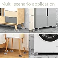 Vista 6 de 4 almohadillas antivibración para lavadora, reductoras de ruido, antideslizantes, adecuadas para todas las lavadoras y secadoras