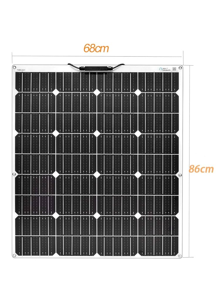Amazon.co.jp: XINPUGUANG ソーラーパネル 100W 12V 単結晶
